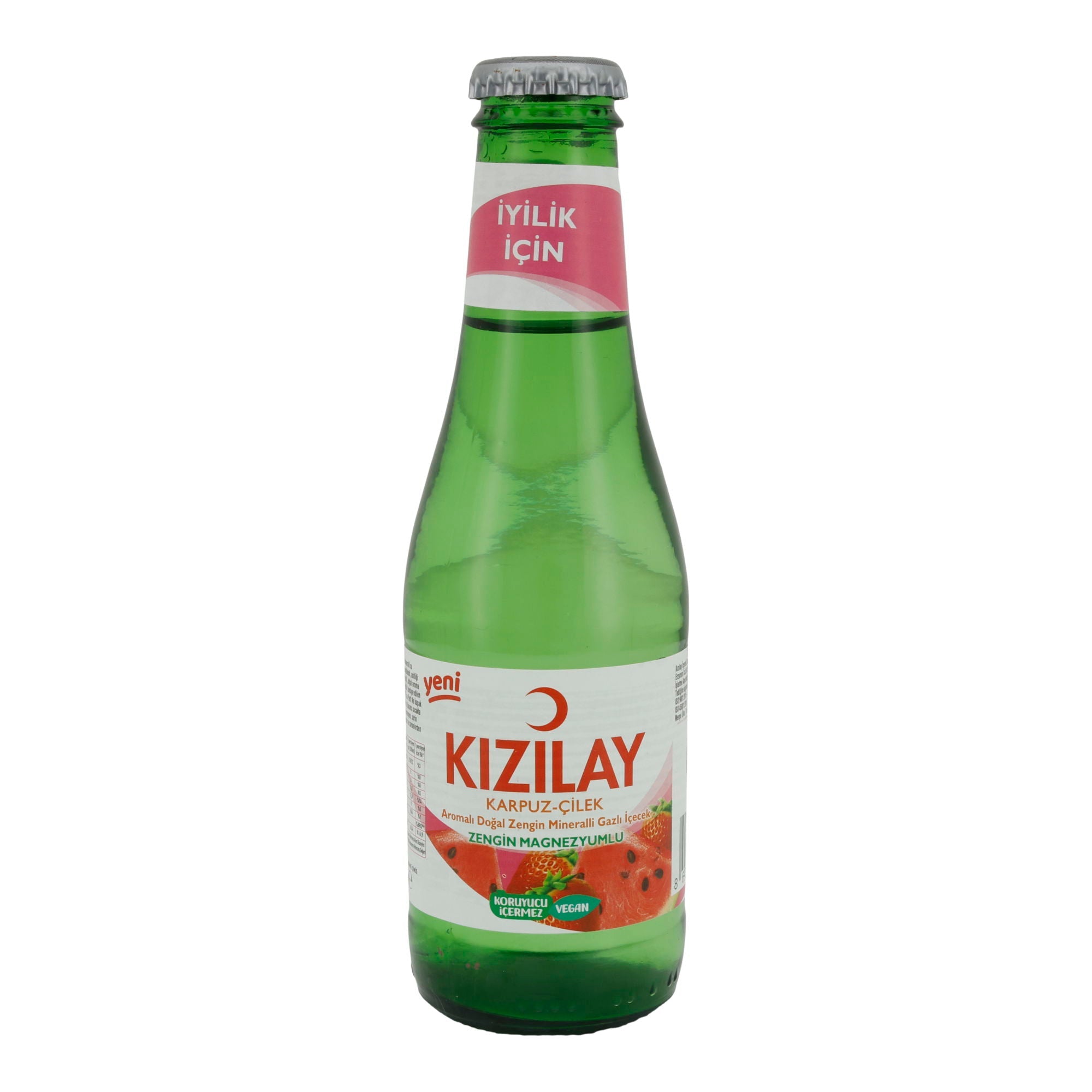 Getränk Kızılay | Karpuz-Çilek | Wassermelone-Erdbeer, mit Mineralien | 200ml KIZILAY
